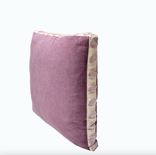 Mauve and Blush Velvet Box Pillow