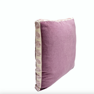 Mauve and Blush Velvet Box Pillow