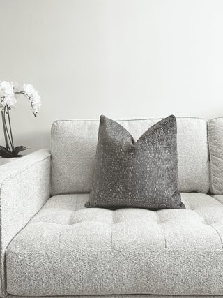 Smoky Gray Chenille couch 2