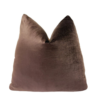 Auburn Velvet Throw Pillow