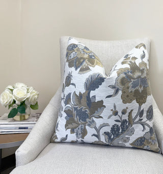 Heritage Floral Throw Pillow