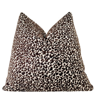 Espresso Cub Chenille Throw Pillow