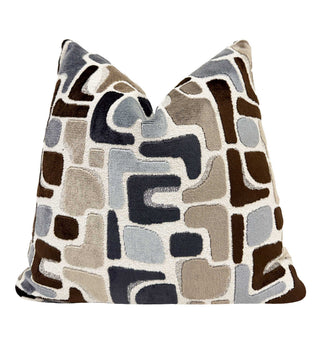 Stone Aussie Velvet Throw Pillow