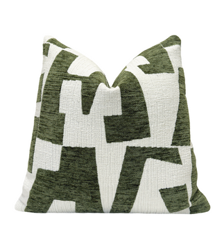 Matcha Hierographic Throw Pillow