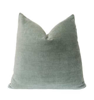 Eucalyptus Velvet Throw Pillow