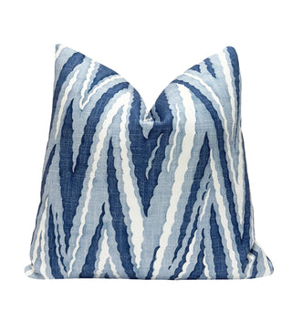 Thibaut Blue Highland Peak Throw Pillow Cover