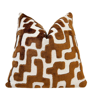 Cognac Juno Throw Pillow