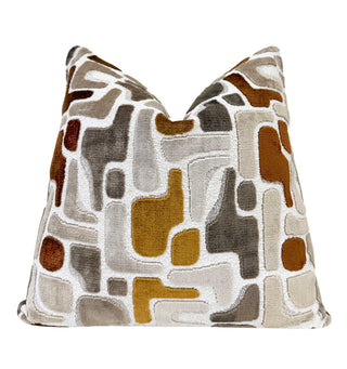 Amber Aussie Velvet Throw Pillow