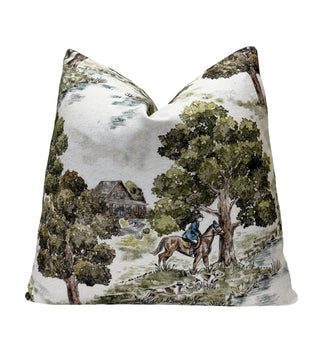 English Countryside Throw Pillow