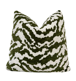Fern Cloud Chenille Throw Pillow