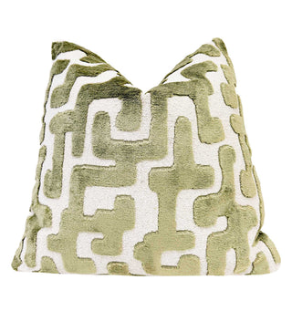 Light Olive Juno Throw Pillow