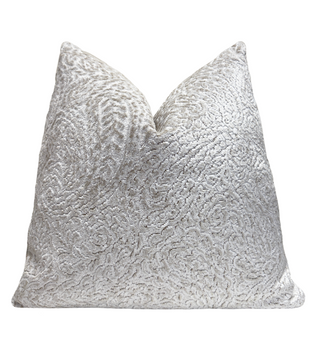 Opal Paisley Velvet Throw Pillow