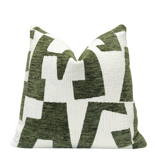Matcha Hierographic Throw Pillow