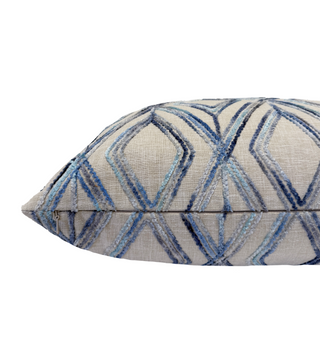 Ocean Diamond Chenille Throw Pillow