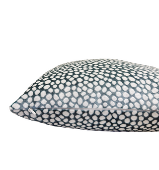 Sage Pebble Velvet Throw Pillow