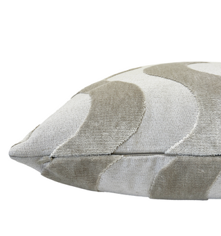 Sand Flow Velvet Throw Pillow