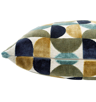 Harbor Eclipse Velvet Throw Pillow