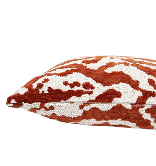 Paprika Cloud Chenille Throw Pillow