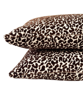 Espresso Cub Chenille Throw Pillow