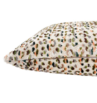 Woodland Leopard Velvet Throw Pillow
