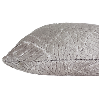 Vanilla Leaves Velvet Throw Pillow