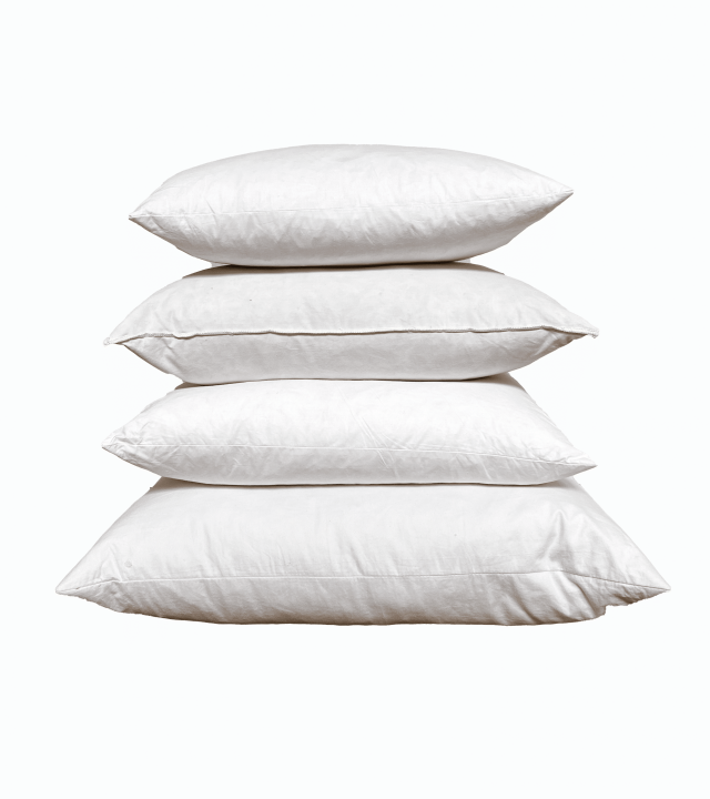 Ichrysania Pillow Inserts Set of 2 with 100% Cotton Cover Couch Pillows  Throw Pillow Inserts Sofa Pillows (2, 18x18 Inch)